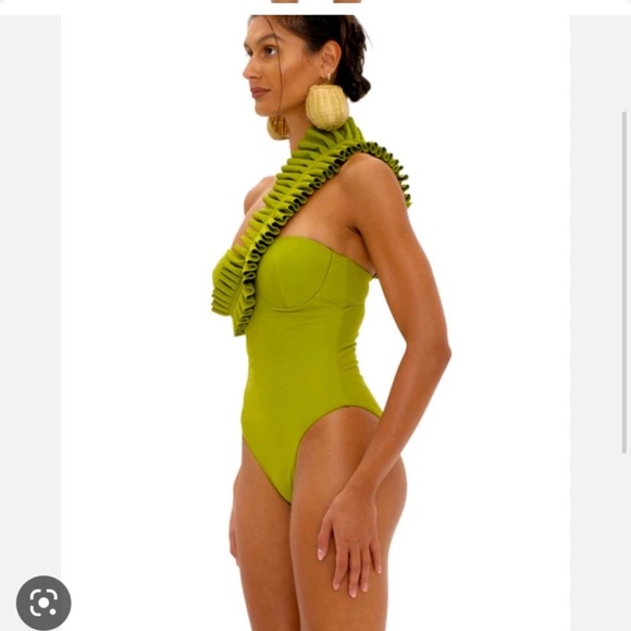 Andrea iyamah nisi bodysuit in olive - Picture 6 of 12